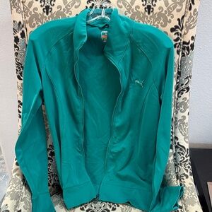 Puma Women's Vibrant Teal Bomber Jacket